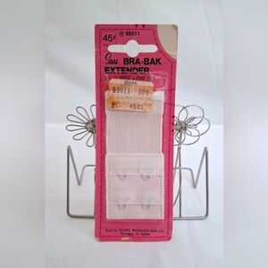 New Vintage Sears & Roebuck White Bra Strap Extender